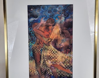 Hilmar Gottesthal Signed/Numbered "The Bridal Kiss" Framed Print -Romantic Decor