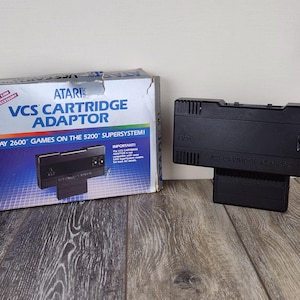 Atari 5200 VCS Cartridge Adaptor For Atari 2600 Games - In Original Box!