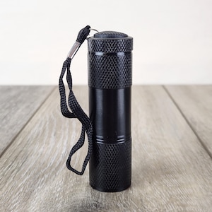 Black Mini UV Ultra Violet Flashlight Black Light 395NM