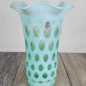 Fenton Green Coin Dot - Etsy