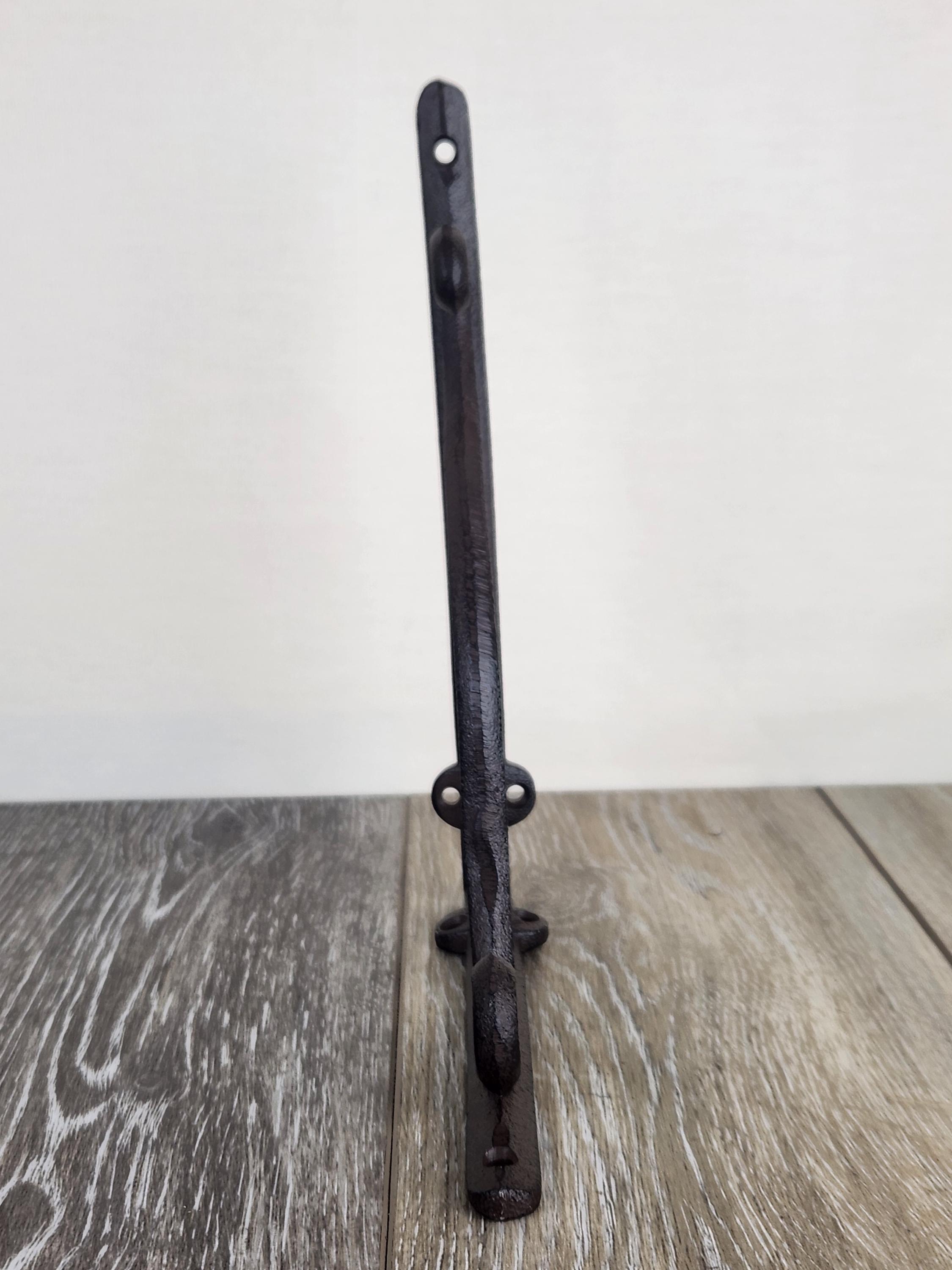 Rustic Scroll Rack Rustic Cast Iron Scroll Shelf Bracket – Heavy Duty Wall Mount Farmhouse ...