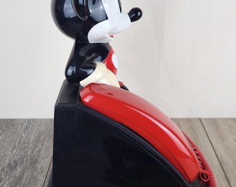 レトロな赤いミッキーマウスのヴィンテージディズニーAT&T固定電話
