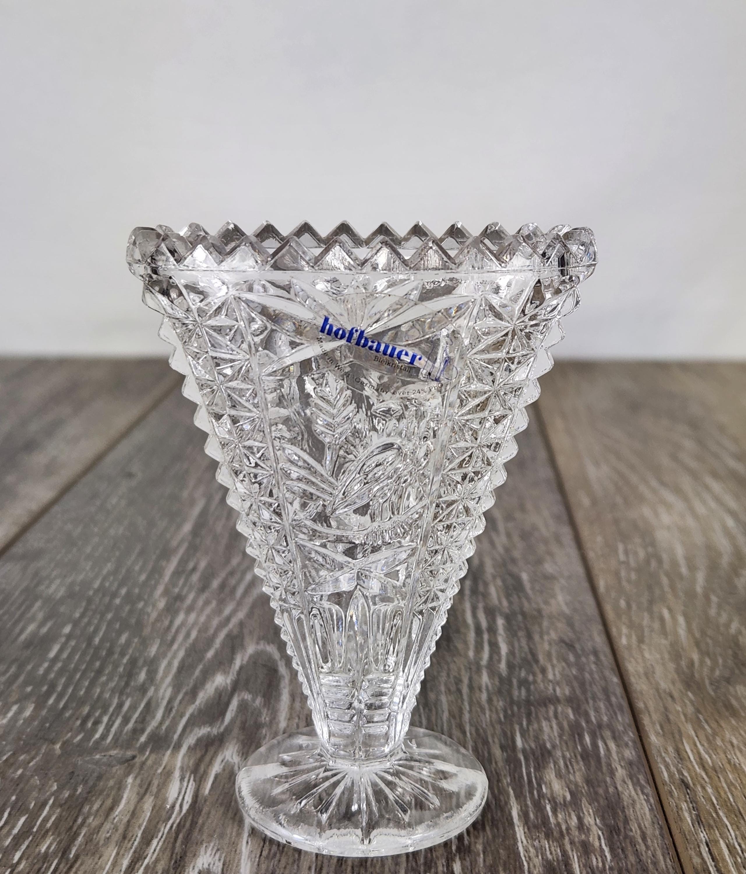 水晶，クリスタルガラス ，花瓶 ，花器，鳥の彫刻 Crystal Bird Vase - Etsy