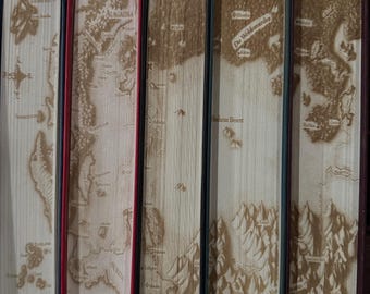 El ciclo de la herencia de Christopher Paolini con el mapa de Alagação en los bordes