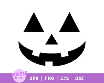 Pumpkin face SVG PNG Jack o lantern svg Jackolantern svg Halloween face svg Cute pumpkin svg Jack o lantern face