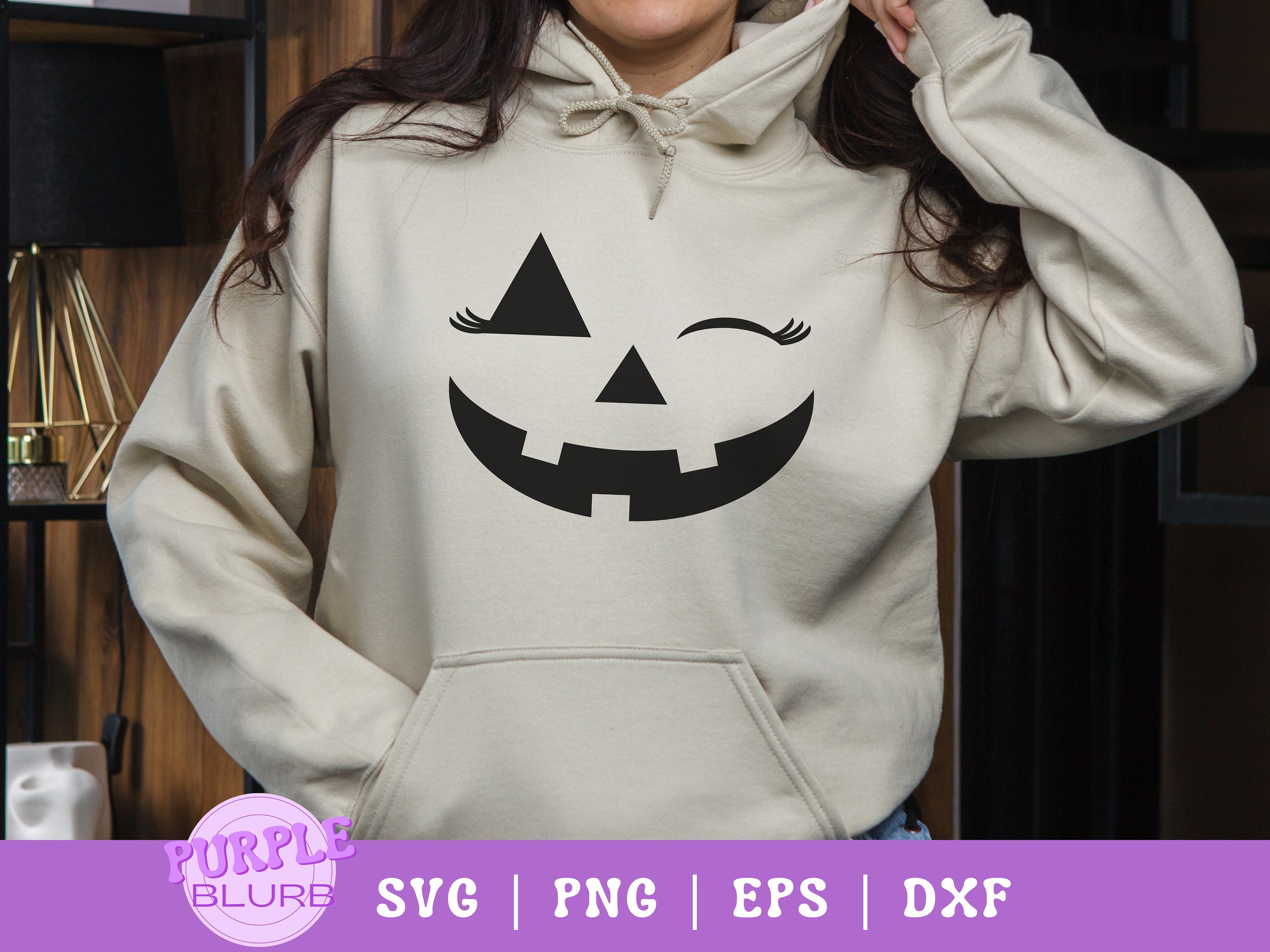 Pumpkin Face SVG PNG Jack O Lantern Svg Jackolantern Svg - Etsy
