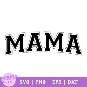 Mama and Mini SVG PNG Mama Mini Svg Mom and Mini Svg Retro Mama Mini ...