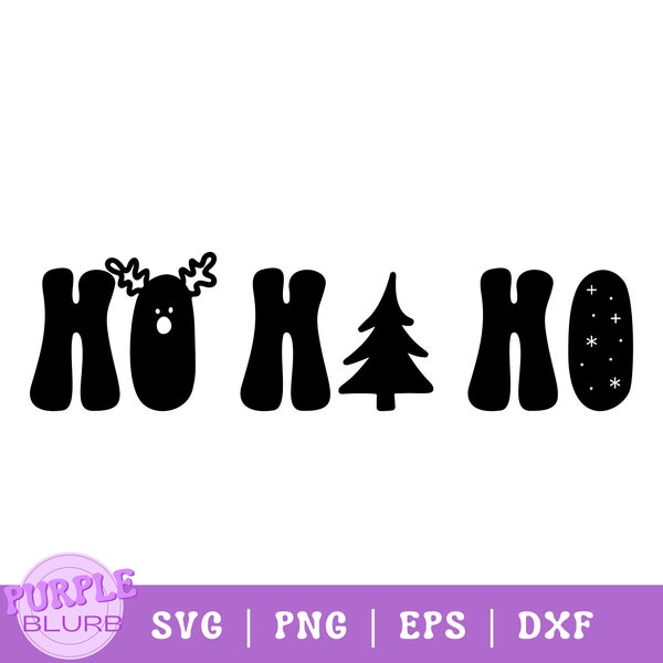 Ho Ho Ho SVG PNG Hohoho svg files Round Ornament SVG Christmas Vibes svg