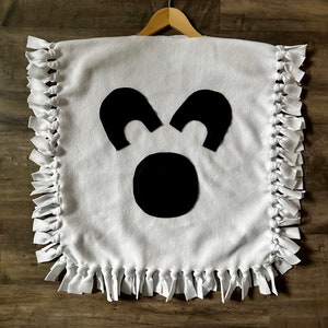 Ghost Costume for kids cozy fleece
