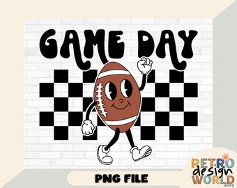 Funny Game Day Png, Game Day Sublimation Design, Retro American Football Sublimation, Football Game Day Png, Football Mom Png, Football Png
