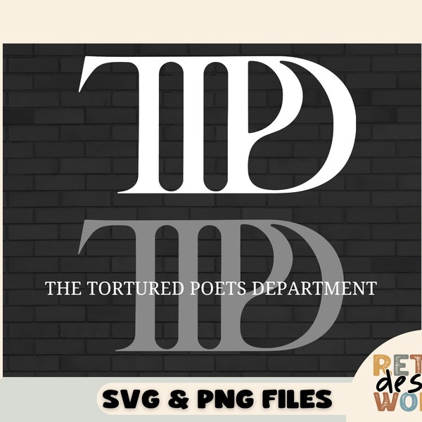 Tortured Poets Department Svg, Png, New Album TTPD Svg, Design for Cricut, Silhouette, Sublimation and Screen Printing, Fans Svg, Music Svg