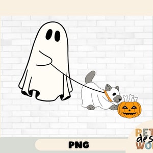 Geist und Hund Png, Süßer Geist Png, Halloween Hund Png, Hundeliebhaber Png, Gruseliger Hund Png, Spooky Vibes Png, Süßer Geist Sublimation Png
