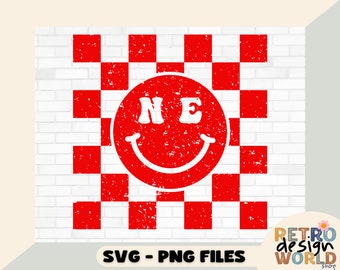 Nebraska Smile Svg Png Files, Football Svg, Game Day Svg, Game Day Png, Football Season Svg, Nebraska Png, Sublimation, Cricut