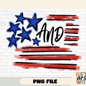 4 juillet Png, étoiles et rayures Png, téléchargement numérique, fête de l'indépendance PNG, drapeau américain Png, sublimation PNG, conception de chemise 4 juillet