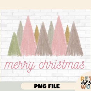 Pink Merry Christmas Png file for sublimation, Merry Christmas tree Png, Christmas Sublimation design download, Christmas PNG design
