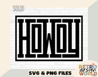 Howdy SVG, Solid and Distressed Svg Png Files, Western Svg, Digital Download, Funny Western shirt Svg, Howdy Png, Western Png, Funny Svg