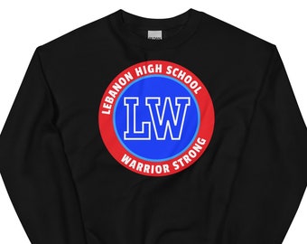 Local Oregon School Gear | Lebanon High School Crewneck Sweatshirt, Lebanon Oregon