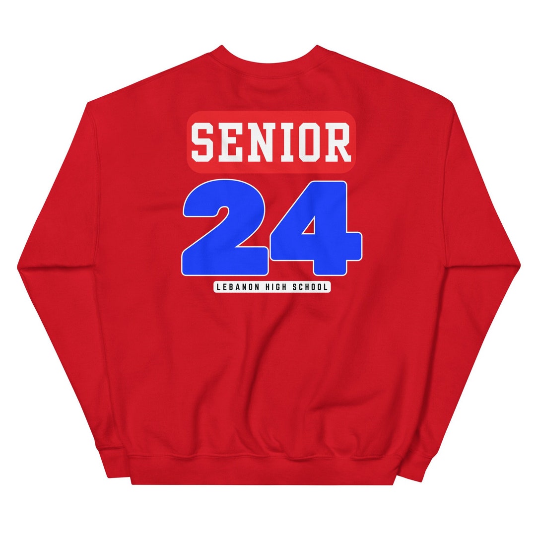 2024 LEBANON SENIOR Unisex Lebanon Oregon High School Senior Crewneck