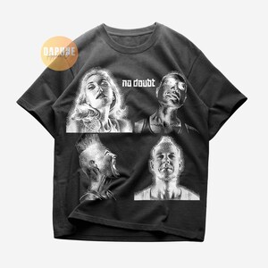 Limited No Doubt Push And Shove Album T-Shirt | Black&White Rock Music Band Tshirt | Gwen Stefani Shirt | Vintage Tragic Kingdom Gift Tee