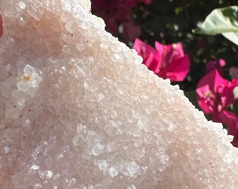 Pink and White Chalcedony Specimen from India