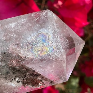 High Quality Garden Quartz Lodolite Polished Tower