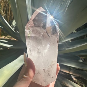 Rare XL Top Quality Phantom Pink Lemurian Channeling Quartz – Charged in a Sedona Vortex | Origin: Minas Gerais, Brazil!