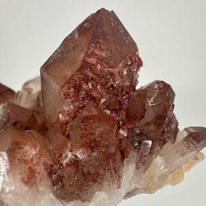 RARE! Stunning Red Hematite in Quartz Specimen from the Orange River Area, South Africa