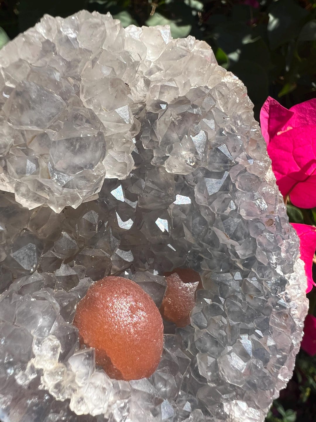 AAA Quality Red Botryoidal Twin Fluorite With Fluorescent Overlay on ...