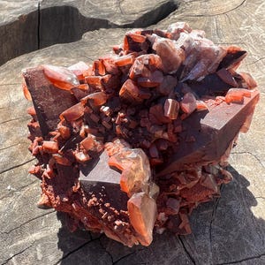 Roter Phantom Schokoladencalcit: Hubei Mineral