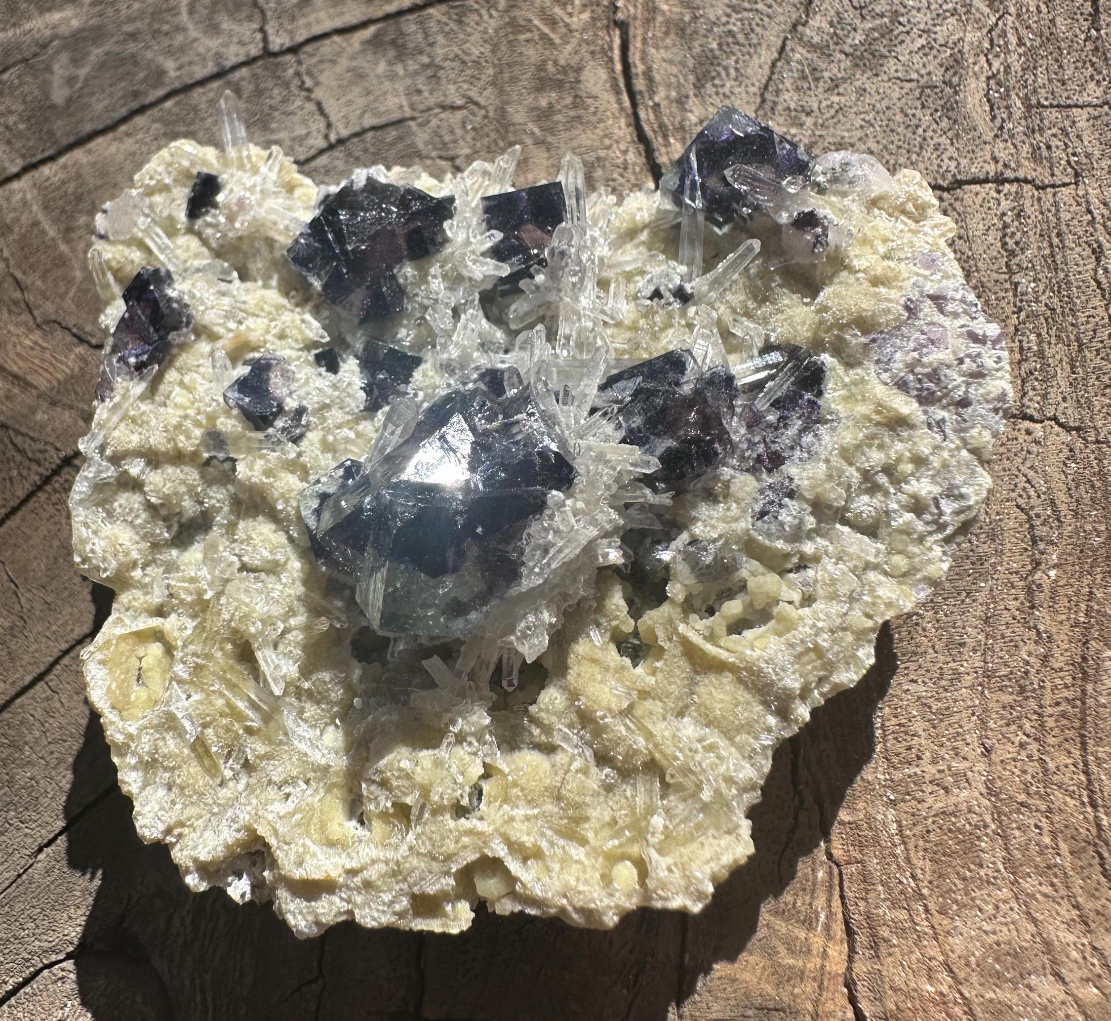 Gem Alien Eye Fluorite Specimen: Quartz & Siderite, Yindu Mine - Etsy