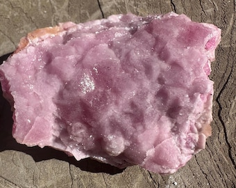 RARE High-Quality Gemmy Pink Cobalto Calcite, Aphrodite Stone, from Morocco