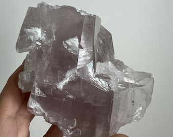 RARE High-Quality Pink Optical Calcite with Anhydrite from New York Empire State Zinc Mine in Balmat, New York, USA 1.19 pounds!