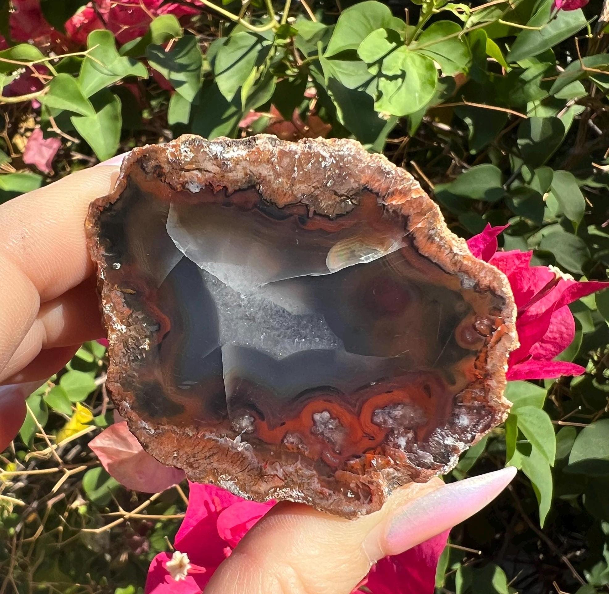 Fluorescent Agate: Vivid Banding, Susuz Village, Turkey - Etsy