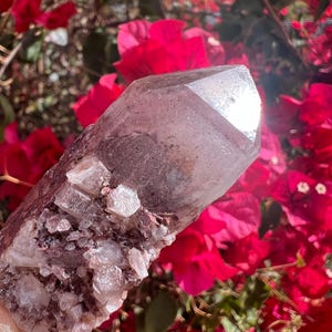 Stunning RARE Red Hematite included Phantom Quartz from the Orange River area of South Africa