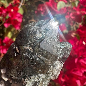 Stunning Smoky Quartz with Aegrine and Riebeckite from South Africa