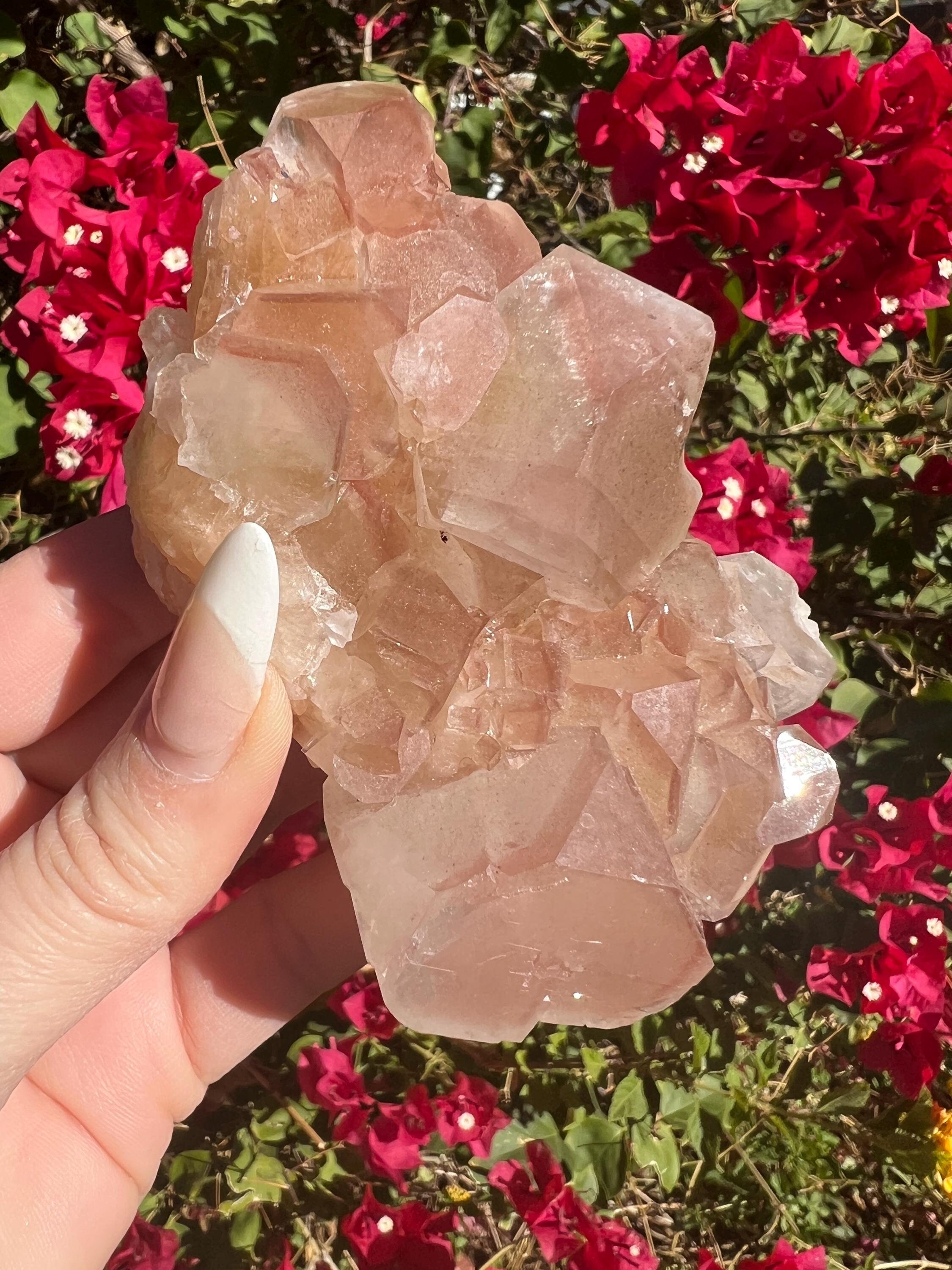 Phantom Apophyllite with Stilbite Specimen