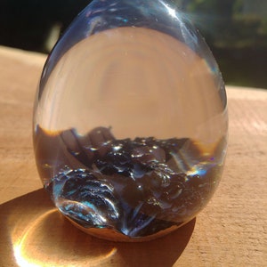 Wood and Resin Dragon Egg