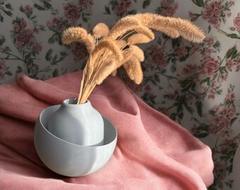 Vaso di design minimalista / Arredamento moderno per la casa / Centrotavola elegante