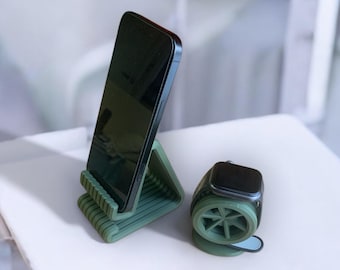 Smartwatch Holder & Stand for Desk,  iPhone Apple Watch Holder,  Apple Watch Stand for Nightstand,  Tech Organizer for Home and Office
