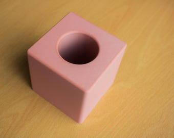3D-Printed Pen and Makeup Brush Holder, Eco-Friendly Desk Organizer