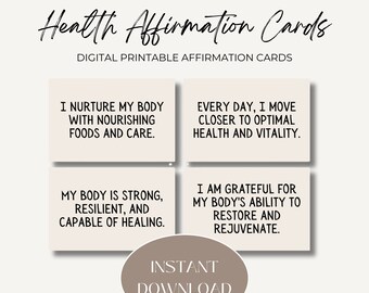 Memory Affirmation Cards Bundle Printable 16 Digital Positive Quote ...