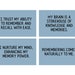 Memory Affirmation Cards Bundle Printable 16 Digital Positive Quote ...