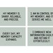 Memory Affirmation Cards Bundle Printable 16 Digital Positive Quote ...