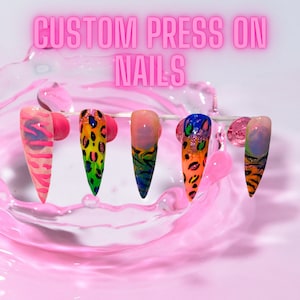 Lisa Frank Press On Nails