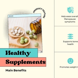 Guía de suplementos para la menopausia