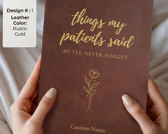 Custom Nurse Journal, Medical Physician Notebook, Personalized Doctor Journal, Nurse Appreciation Gifts, Nurse Graduation Gift, Gift for RN