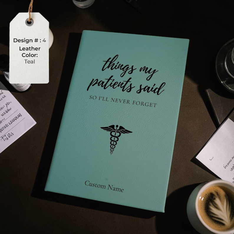 Custom Nurse Journal, Medical Physician Notebook, Personalized Doctor Journal, Nurse Appreciation Gifts, Nurse Graduation Gift, Gift for RN Bild 4