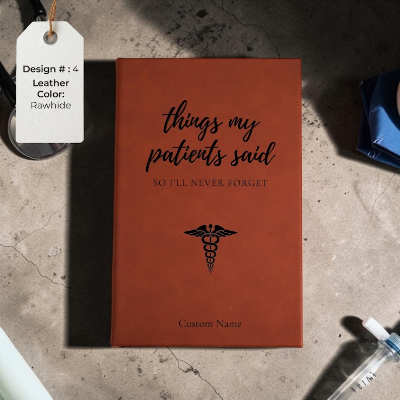 Custom Nurse Journal, Medical Physician Notebook, Personalized Doctor Journal, Nurse Appreciation Gifts, Nurse Graduation Gift, Gift for RN Bild 9