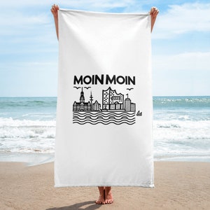 Moin Moin - The Hanseatic beach and bath towel