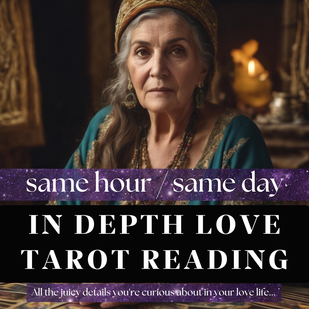 In Depth Love Tarot Cards Reading Psychic Love Reading Same Etsy